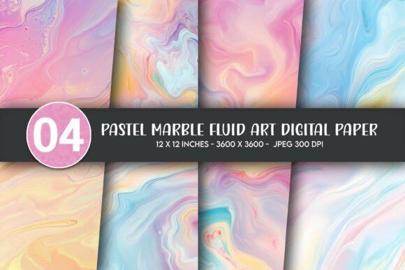 Download Pastel Marble Fluid Art Digital Paper - Digital paper Collection