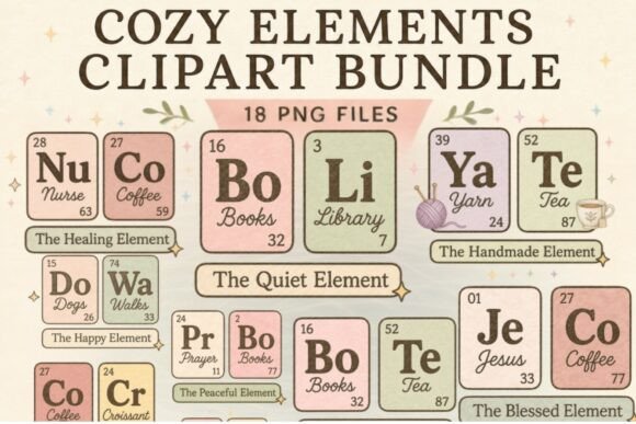 Download Cozy Elements Clipart Bundle PNG, Faux - Png Collection