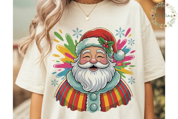 Download Glitter Splatter Santa PNG Clipart - Png Collection