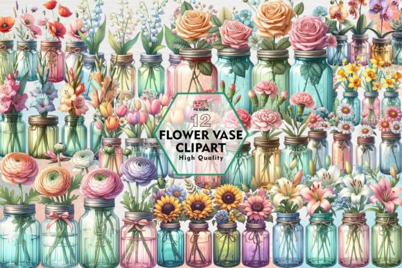 Download Flower Vase Clipart PNG Graphics - Png Collection
