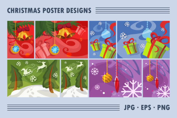 Download Collection of Christmas Poster Designs. - Premium Resources