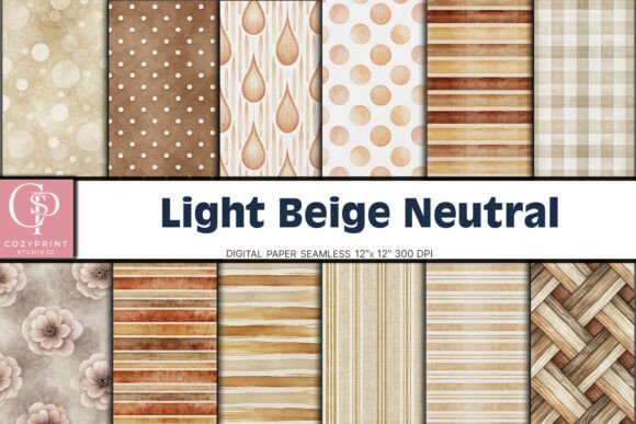 Download Light Beige Neutral Digital Paper - Digital paper Collection