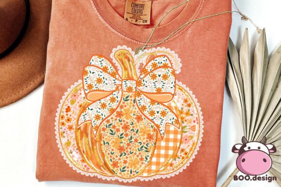 Download Preppy Autumn Pumpkin Coquette PNG - Png Collection