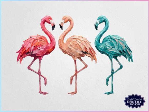 Download Hand Painted Flamingo Summer PNG - Png Collection
