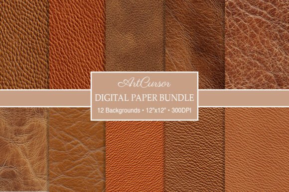 Download Seamless Brown Leather Digital Papers - Digital paper Collection