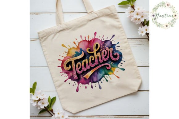 Download Teacher Glitter Splash Sublimation PNG - Png Collection