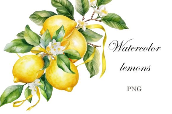Download Lemon Watercolor Png. Citrus Clipart - Png Collection