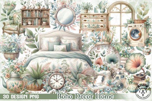 Download Boho Decor Home Clipart PNG - Png Collection