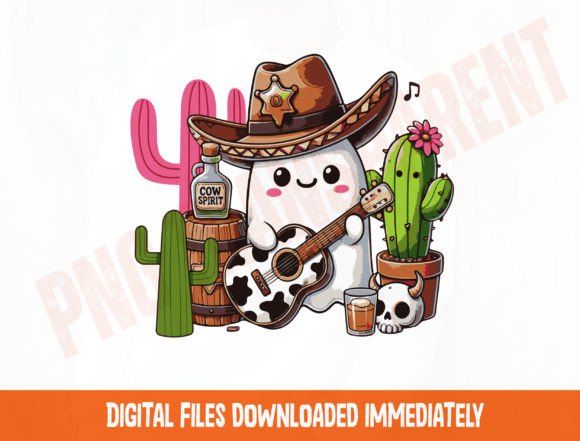 Download Western Ghost PNG, Guitar Clipart Png - Png Collection