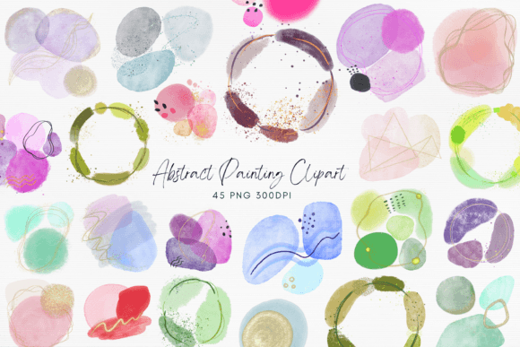 Download Abstract Painting PNG Elements - Png Collection