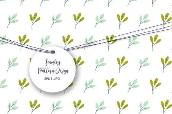 Download Simple Leaves Digital Paper - Digital paper Collection