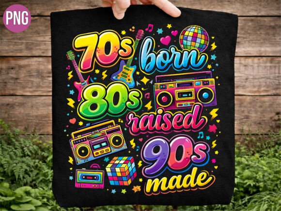 Download Retro 70s 80s 90s Neon Slogan PNG SHIRT - Png Collection