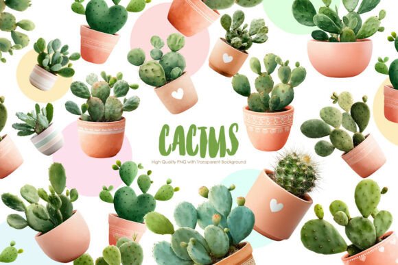 Download Cactus Clipart Bundle | PNG Plants - Png Collection